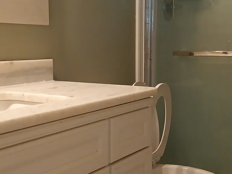 One of the bathrooms.