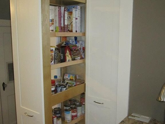 Double pull out pantry