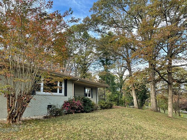 House is private, roomy and surrounded by mature shade trees
