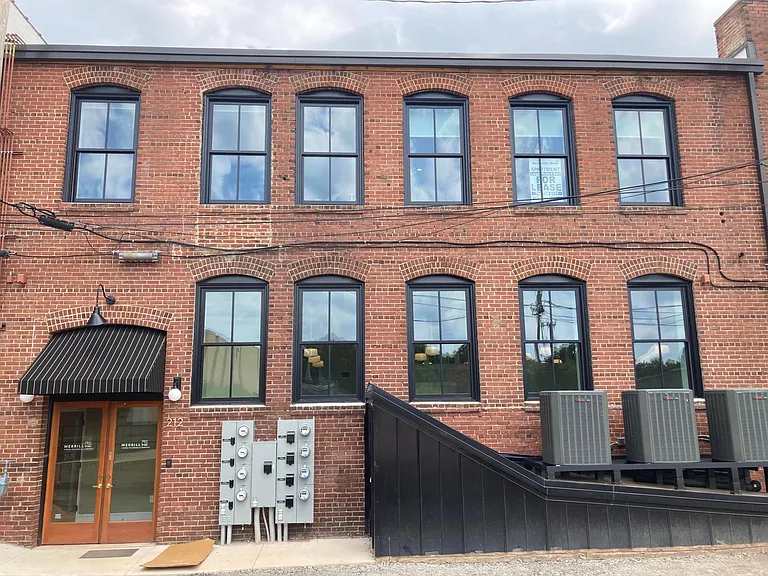 Rear of building