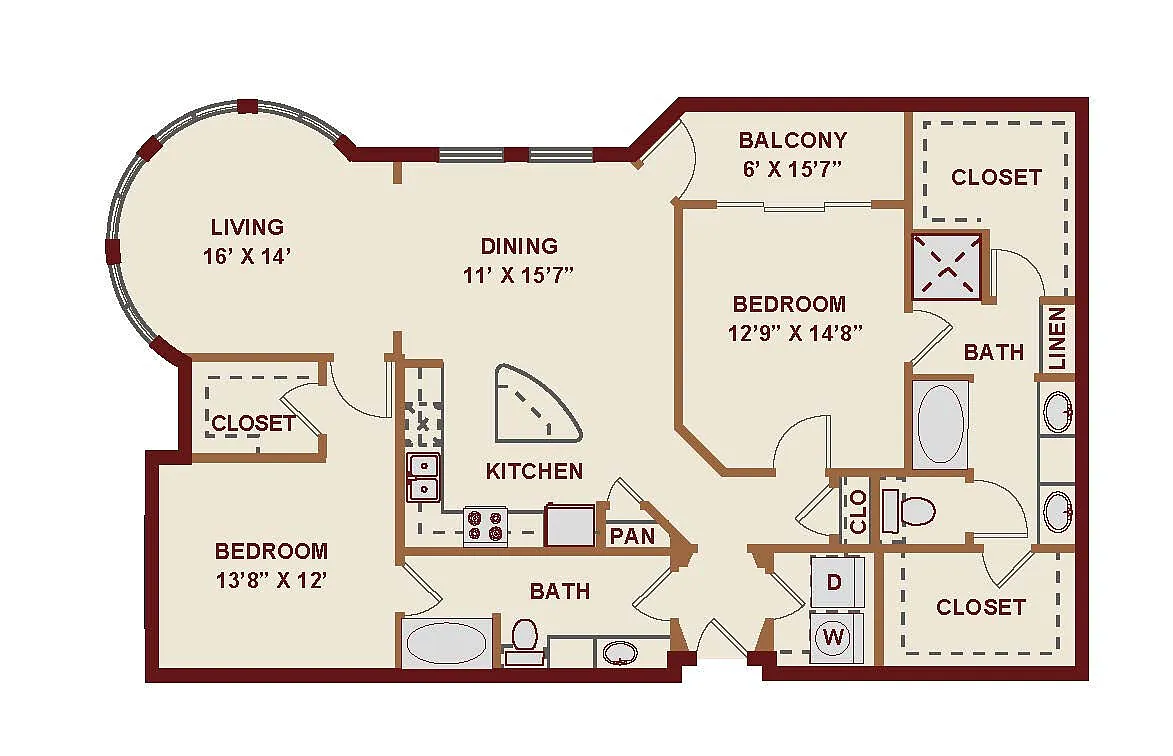 Floor plan B6 Premium Upgrade