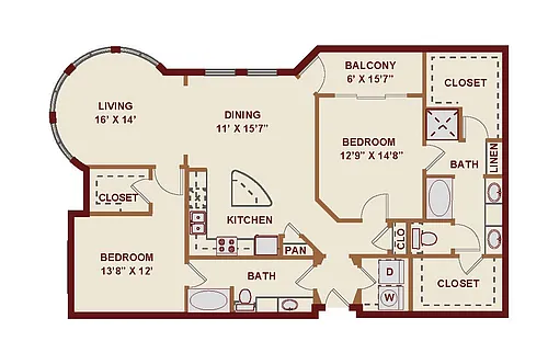 Floor plan B6 Premium Upgrade