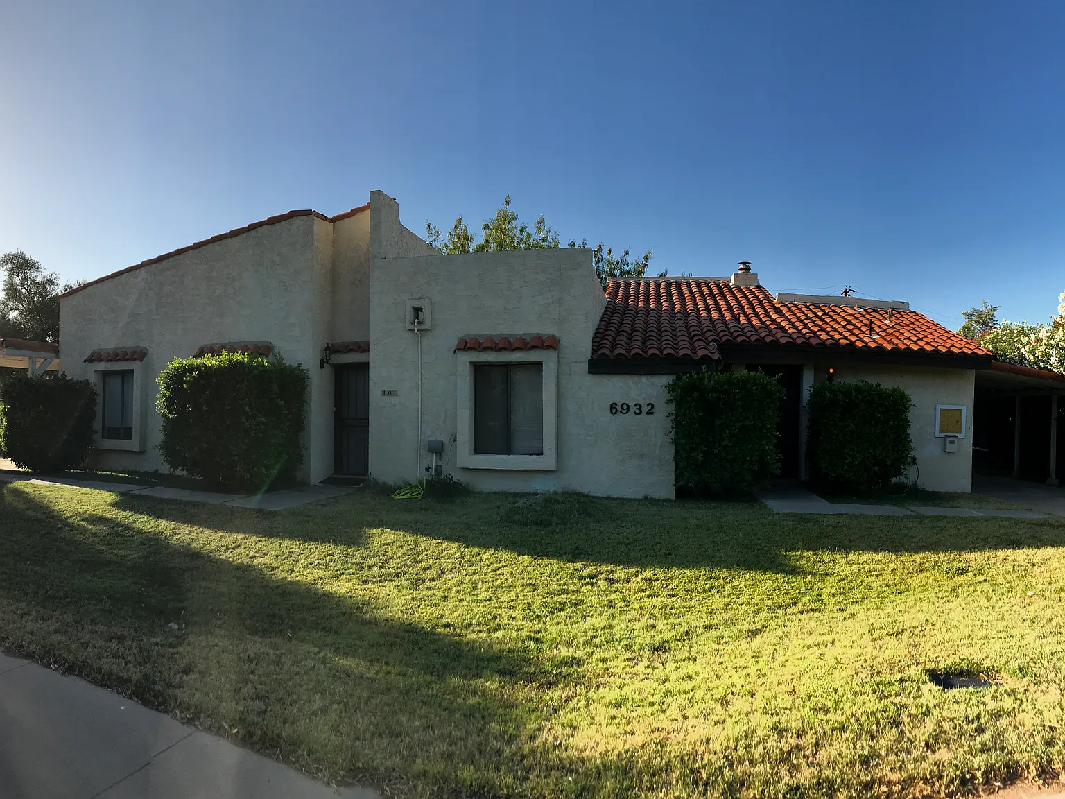 This home is a triplex with 3 separate units each with their own private parking and yards.