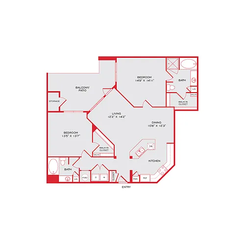 Floor plan B3