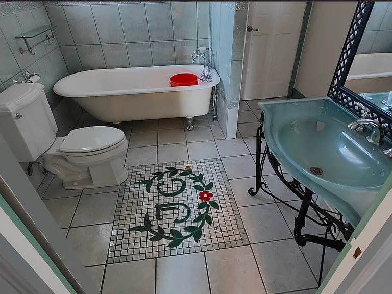Bathroom, custom original tile