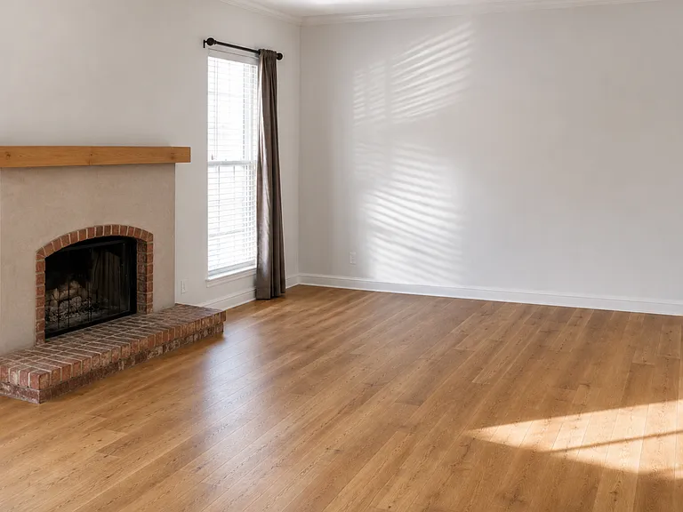 Living room gets lots of natural light