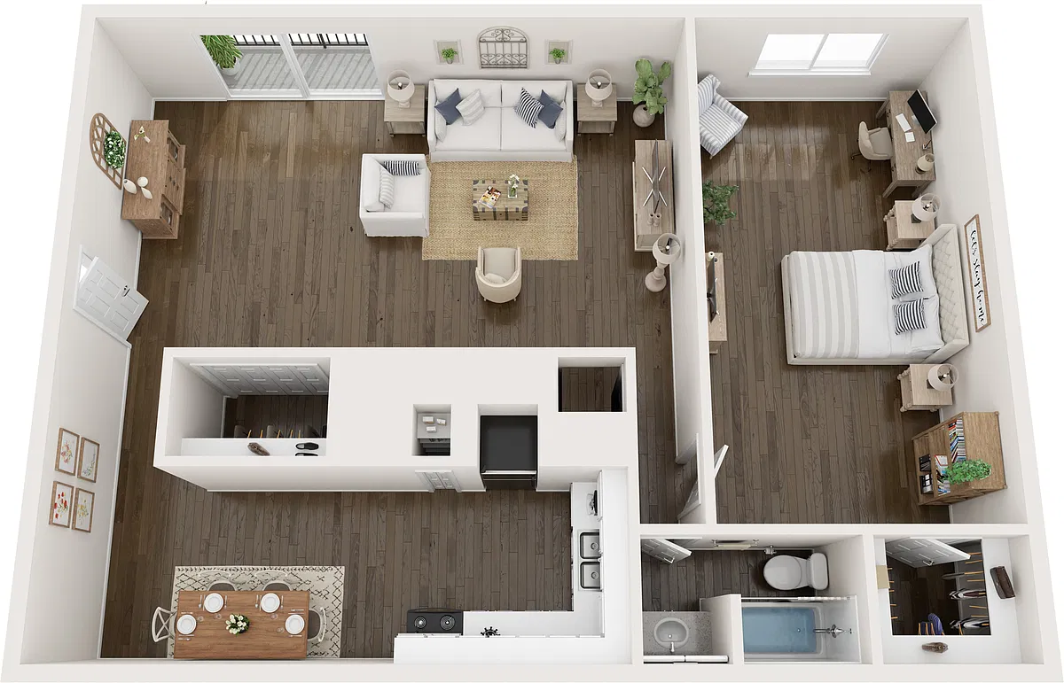 Floor plan The Burton - Renovated
