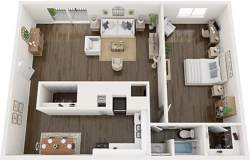 Floor plan The Burton - Renovated