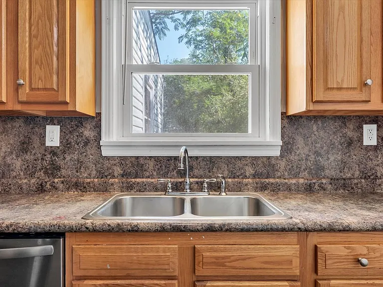 Kitchen w/ Window Overlooking Backyard!