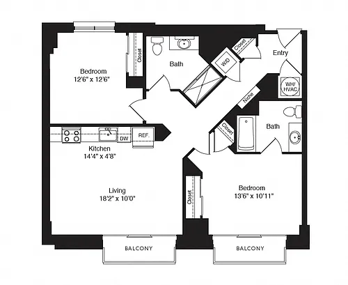 Floor plan Floor Plan B2