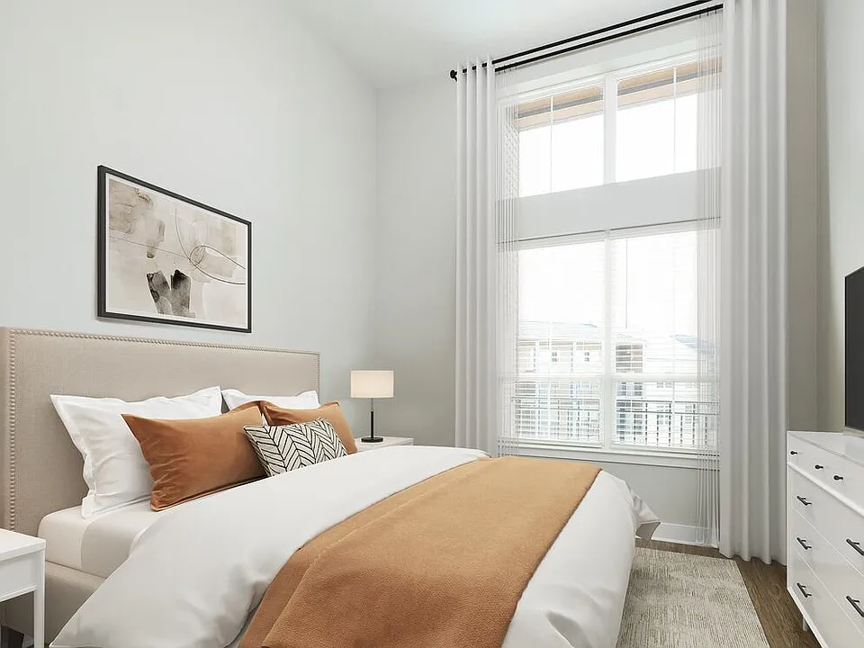 Signature Collection bedroom with hard surface flooring