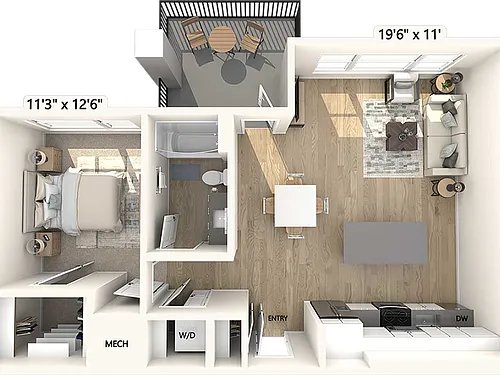 Floor plan A6a
