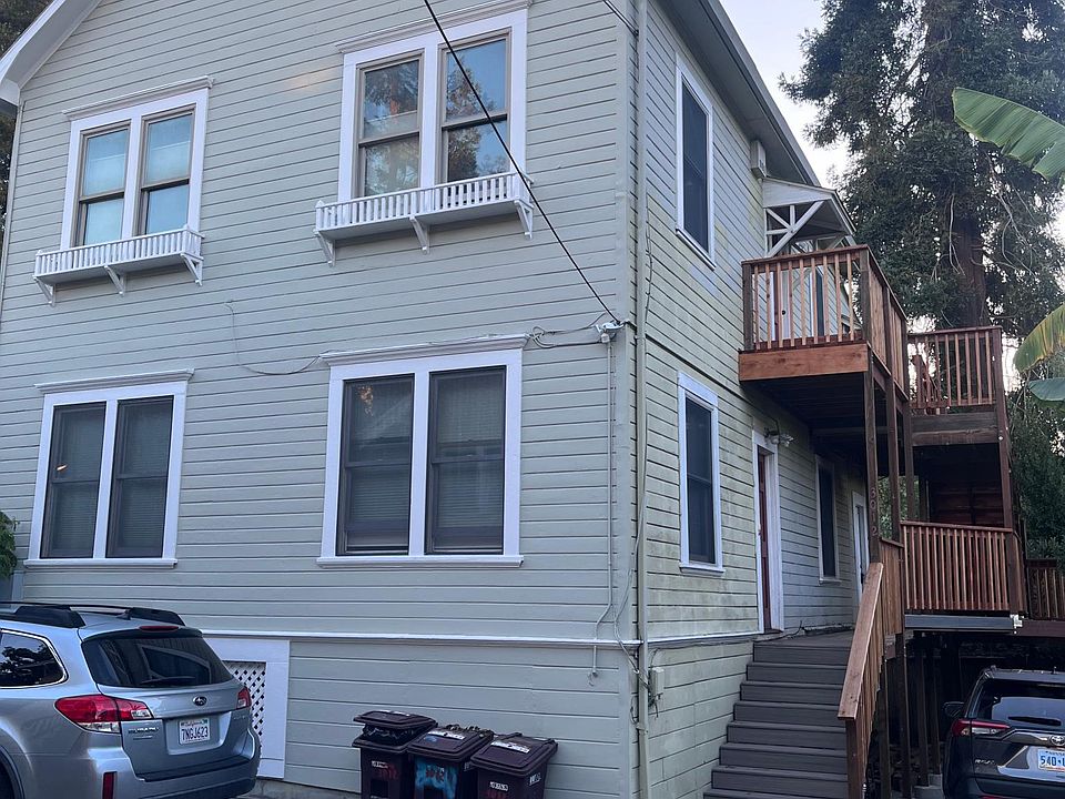 Flat is on the 2nd floor. Parking spot to the right of the stairs. New EV charger outlet installed under deck railing for easy charging.