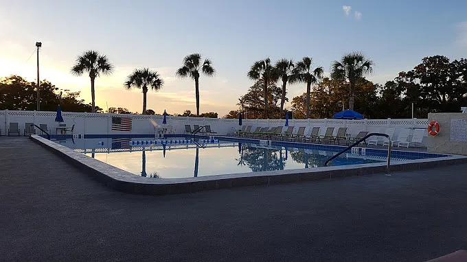 Pool's Sunset Sky