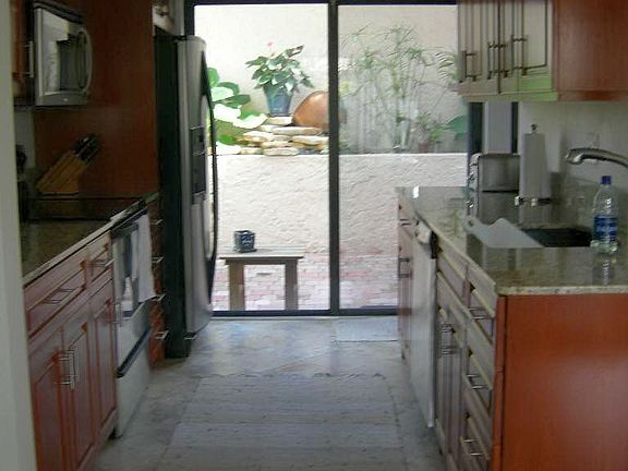 Courtyard from Kitchen