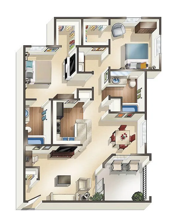 Floor plan B2A