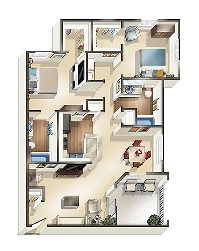 Floor plan B2AS