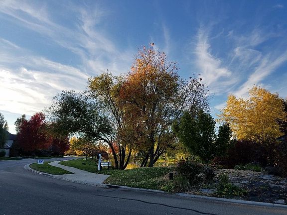 The street view next to the home