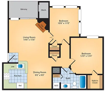 Floor plan A1D