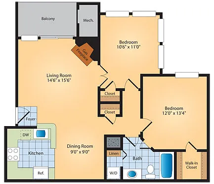 Floor plan A1D