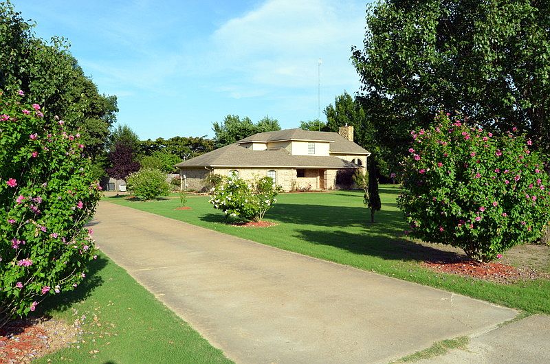 Driveway and front of house