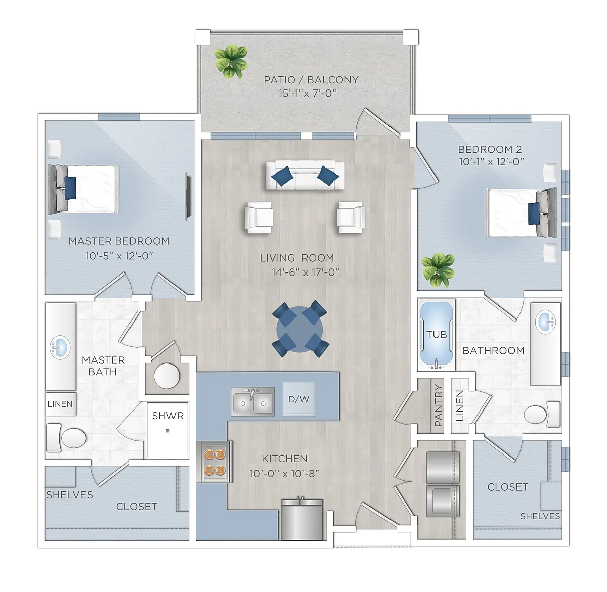Floor plan B1