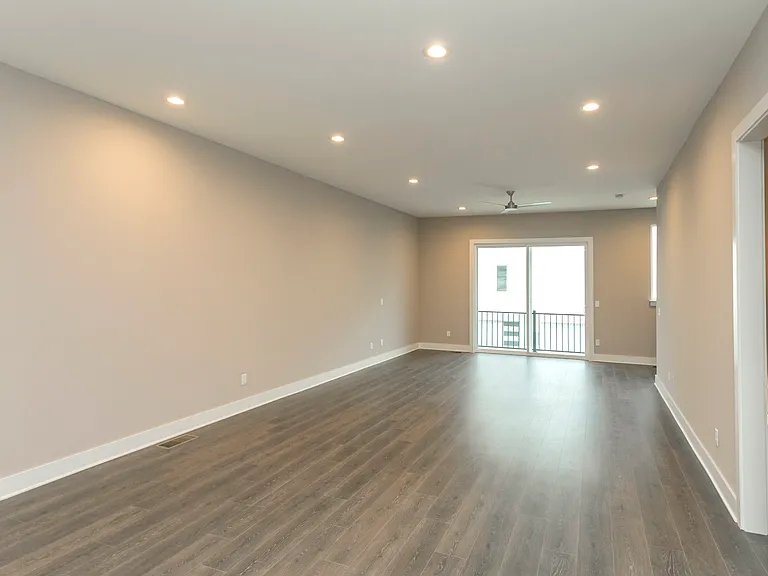 second floor: living room