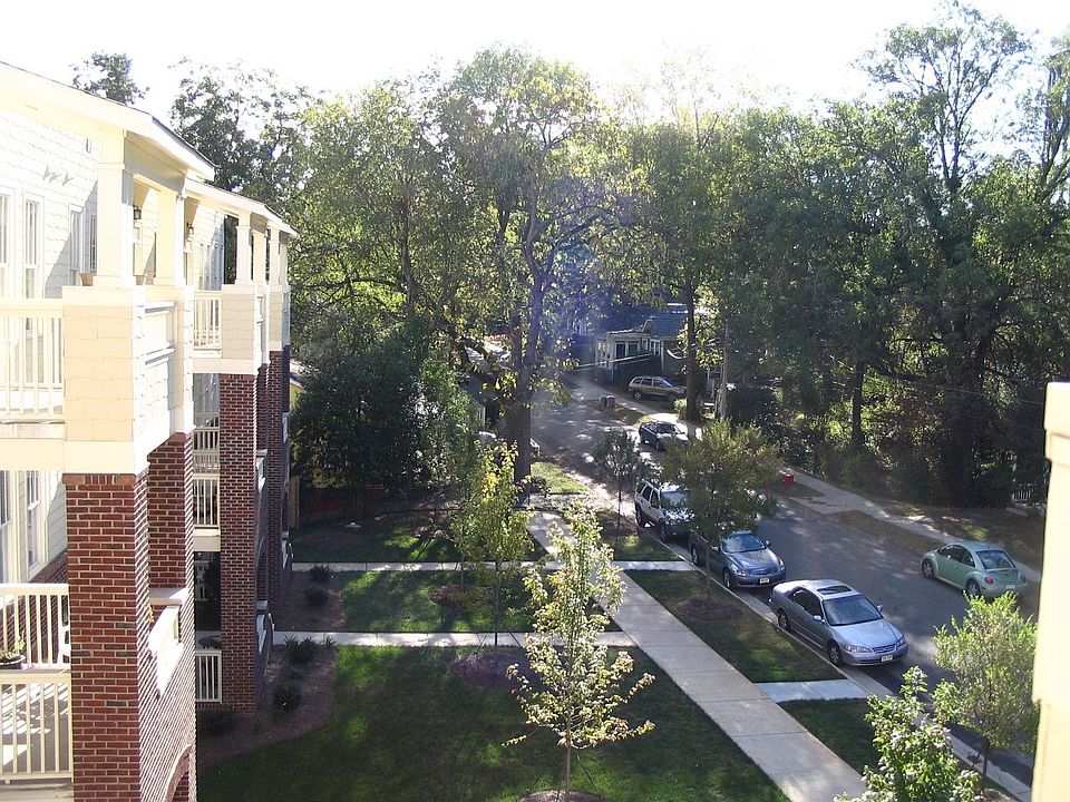 Balcony looking up Clarice Ave. toward E. 8th St.