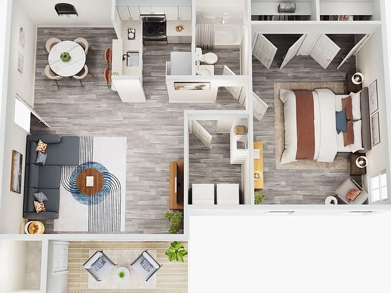 A1 - 1 Bed 1 Bath A1 - 1 Bed 1 Bath