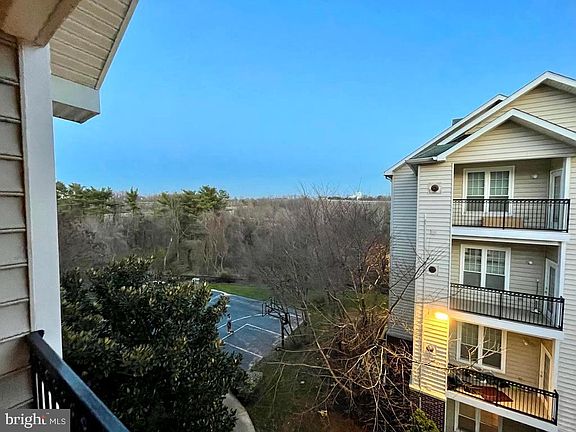 Balcony View looks down at Basketball Courts