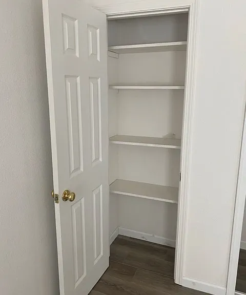 storage space inside the bedroom