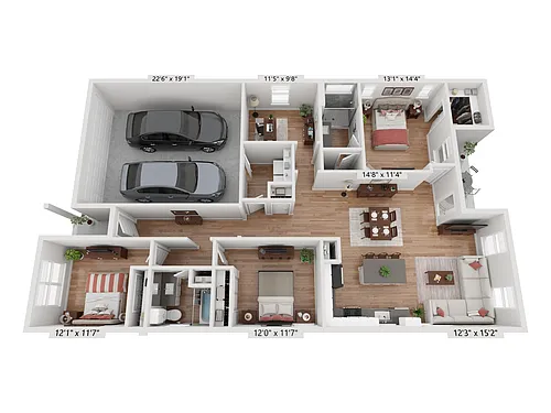 Floor plan The Mitchell