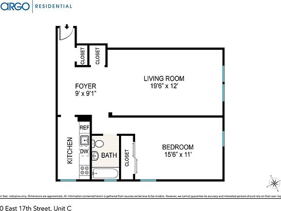 2nd image of 200 E 17th St APT 6C