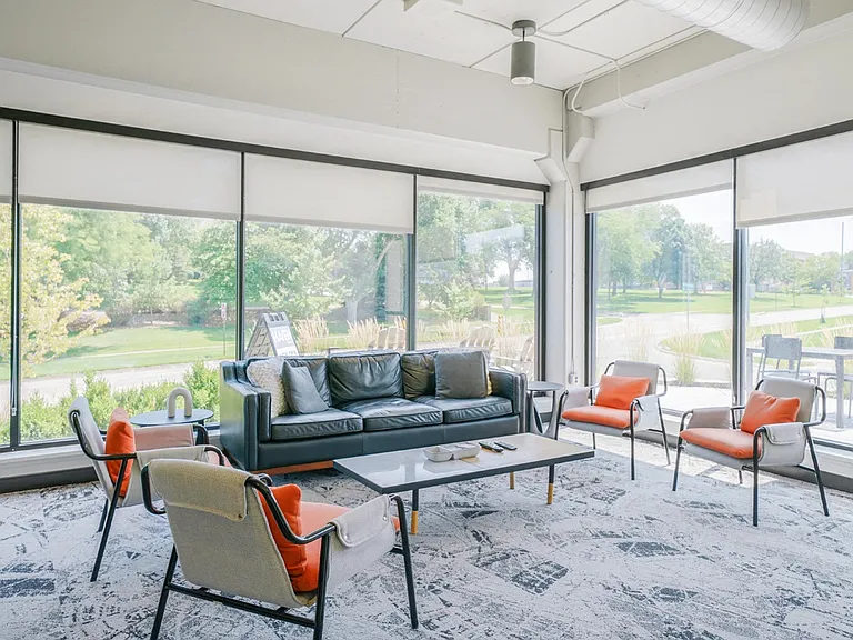 Relax or entertain in our bright, inviting lounge with scenic views and comfortable seating.