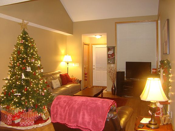 Living room, vaulted ceiling