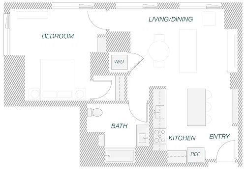 Floor plan 1-5B