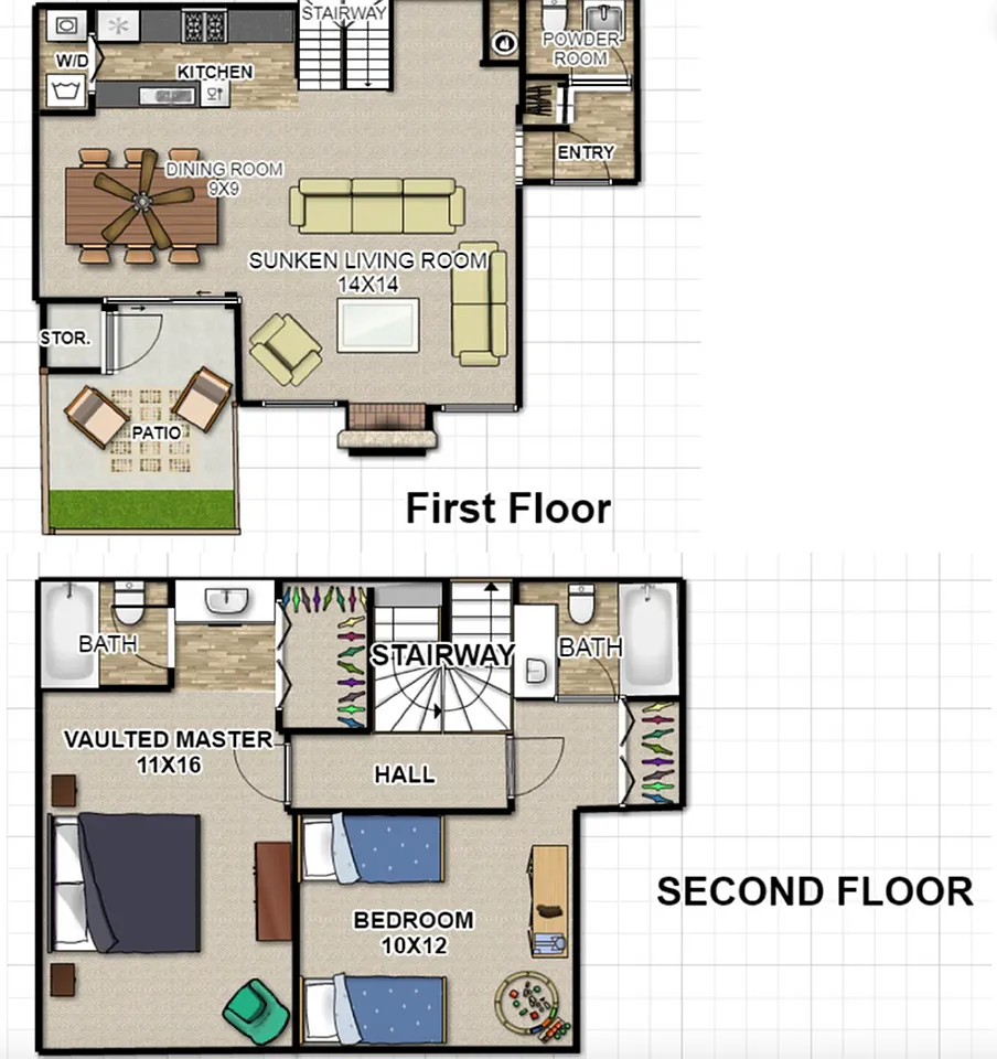 Floor plan C - C