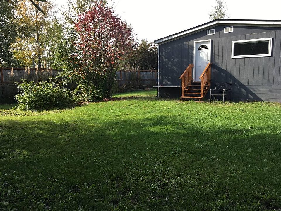 Private sunny back yard.
