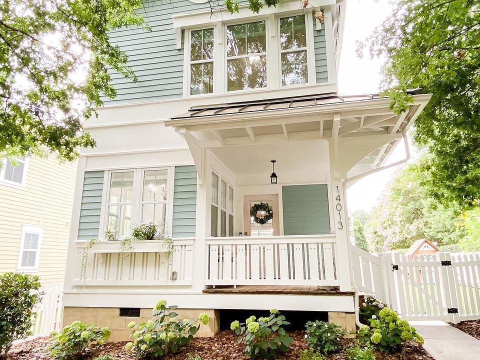 Front of the home featuring a window flower box
