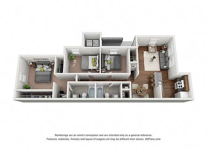 Floor plan Three Bedroom