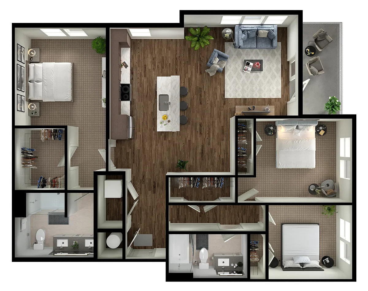 Floor plan C1
