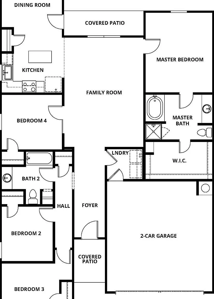 4 bed, 2.0 bath, 1601 sqft, $2,230 — Photo 2