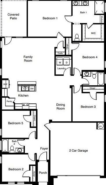 D.R. Horton's Lexington floorplan