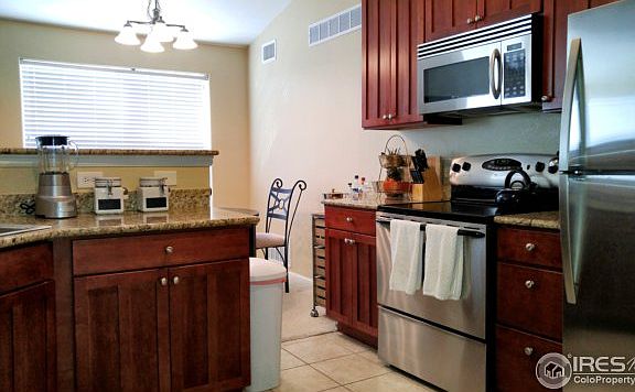 Rich wood cabinetry
