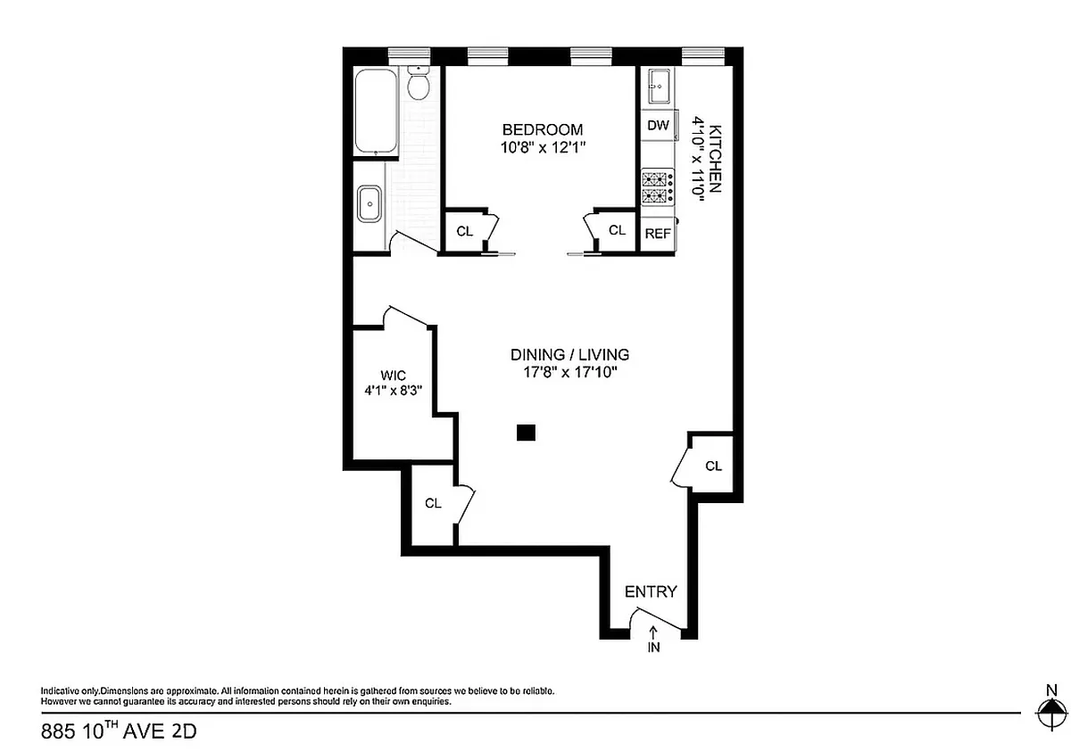 Photo 2 of 12 - 885 10th Ave #6D - Manhattan, NY Building Photo - 885 10th Ave #6D