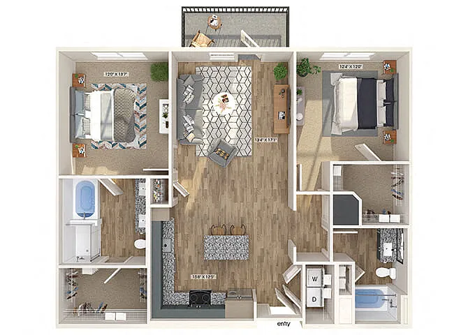 Floor plan B2