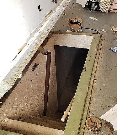 Huge shelter indoor access