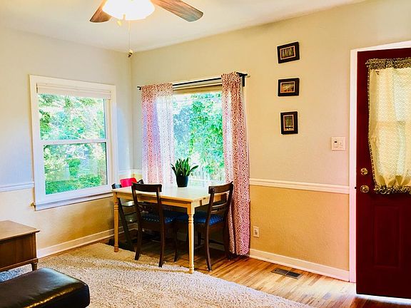 Lots of windows and beautiful light in this home! Great for watching the birds in the apple and mountain ash trees.