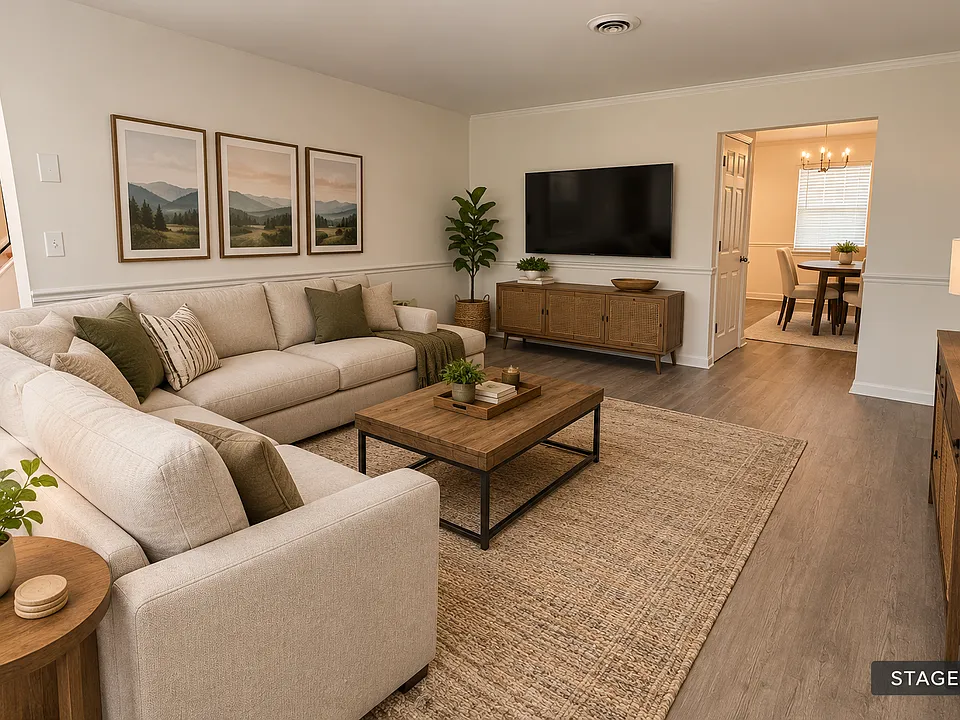 Living room - staged.