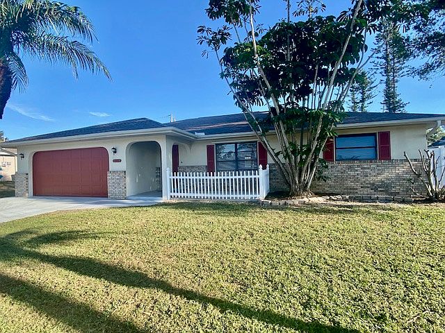 Curb appeal with 2 car garage